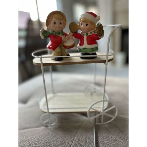 🌼5for$25🌼 Vintage HOMCO Christmas Musical Children #5564 and #5106 Set of 2 - Picture 6 of 7
